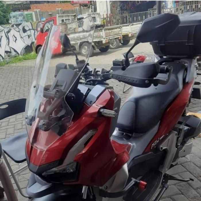 Gambar Visor Windshield HONDA ADV 150 ADV 160 model modish Tinggi - Clear dari MG OllStore undefined Tokopedia