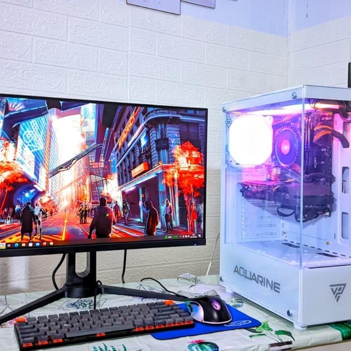ミドルスペック ゲーミングPC i3 10100F GTX1660SUPER 白い高 ミドルスペック ゲーミングPC i3 10100F GTX1660SUPER 白い高