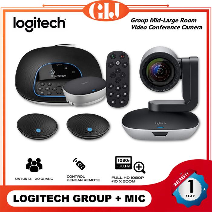 Gambar LOGITECH GROUP CC3500e Video Live Meeting Rapat Conference Camera HD - Group + Mic Exp dari Gadget iPhone Jakarta undefined Tokopedia