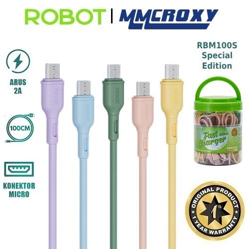 Gambar Robot RBM100S Kabel Data Charger Micro USB Fast Charging 2A Colorful dari MMCROXY undefined Tokopedia