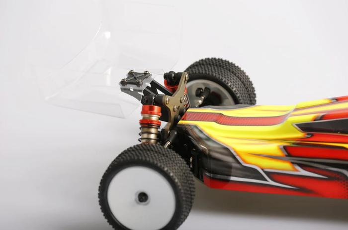 Paire De Pneus/jantes Montés LC Racing Pour Truggy - Réf. LC6247 - Blanc - NEUVE