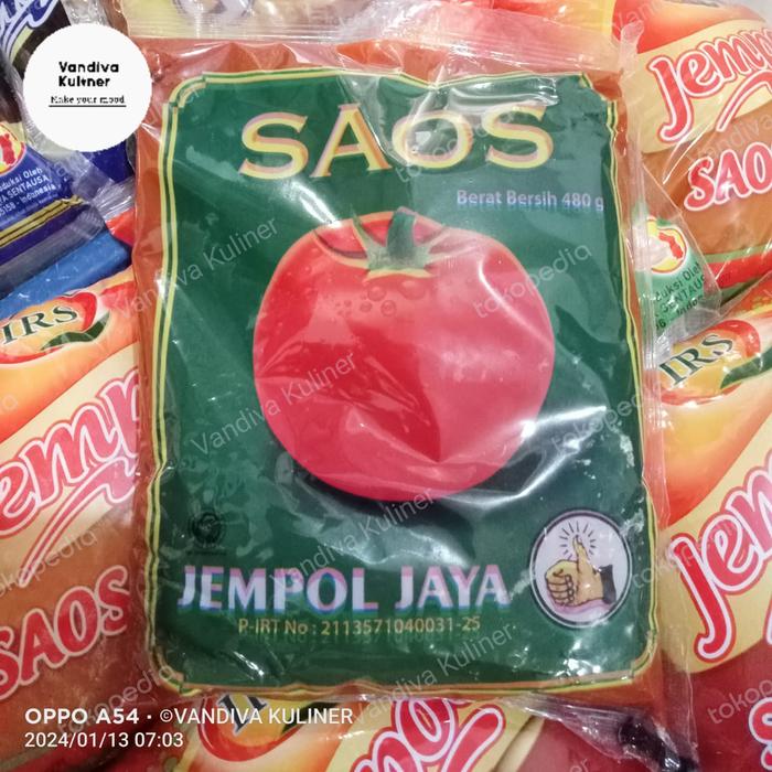 Gambar SAUS JEMPOL JAYA - SAUS SAMBAL dari Vandiva Kuliner undefined Tokopedia