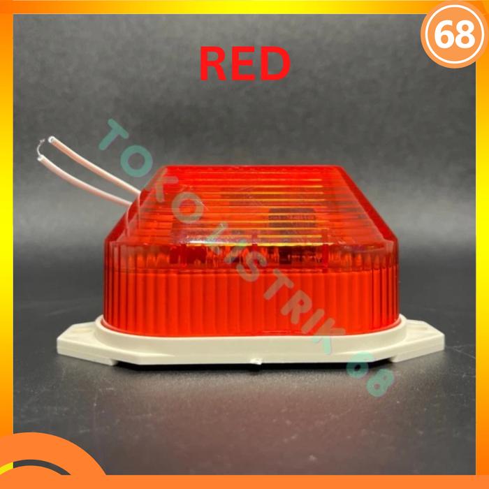 Gambar Lampu Blitz Strobe Light Flash Lamp Lampu Blits Strobo Kedap Kedip 12V - Merah dari Toko Listrik 68 undefined Tokopedia
