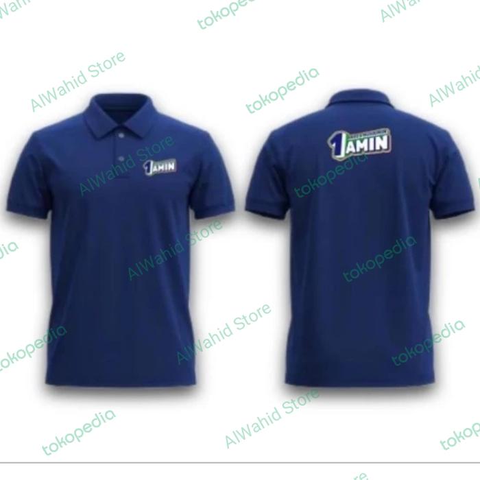 Gambar Polo shirt Amin Kaos Kerah Amin Kaos Anies Muhaimin kaos Kampanye Amin - Biru, 4XL dari AlWahid CJ52 undefined Tokopedia