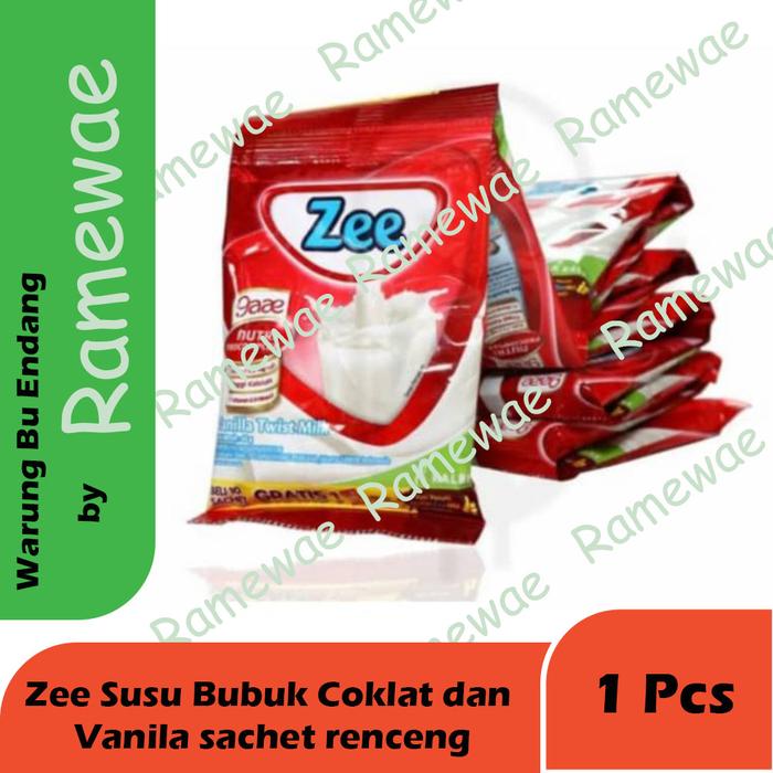 Gambar Zee Susu Bubuk Coklat dan Vanila sachet 38 gr - vanilla, 1 pcs dari virtualstore_id undefined Tokopedia