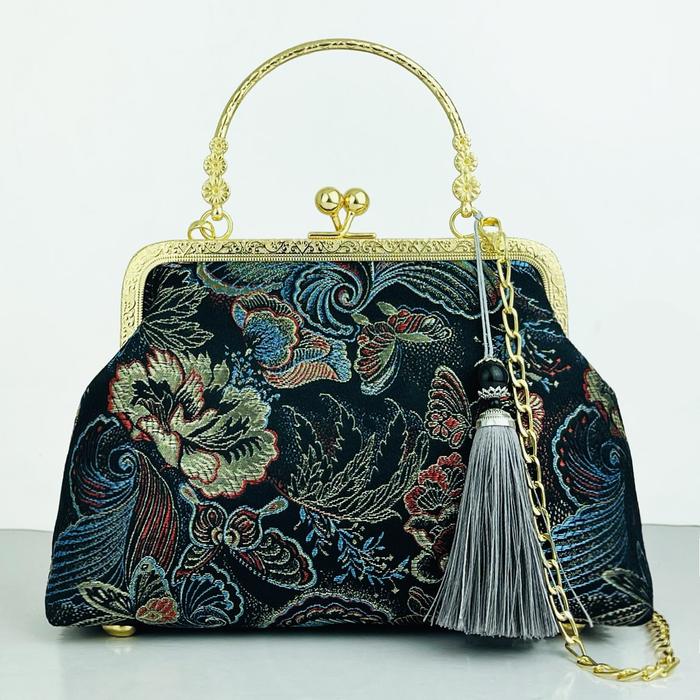 Gambar Tas kecil bordir china cheongsam wanita tas retro elegan Hanfu Cina - Hitam, uk S dari AGCollectionShop_NEW undefined Tokopedia