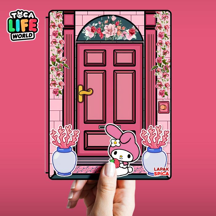 Gambar Buku Paper Doll Toca Boca MY MELODY HOUSE Paper Book (SUDAH DIJILID) dari Lapak Spica undefined Tokopedia