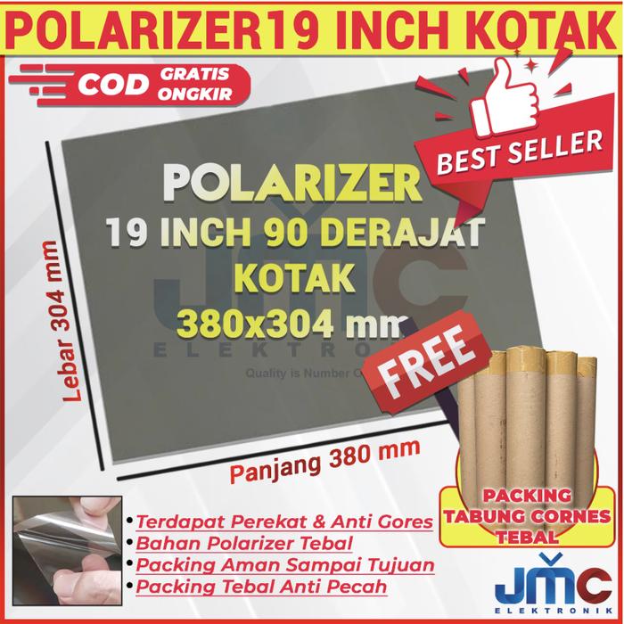 Gambar POLARIZER LCD 19 INCH 90 DERAJAT BAGIAN DALAM POLARIS POLARIZER LED dari visionelektronik_NEW undefined Tokopedia