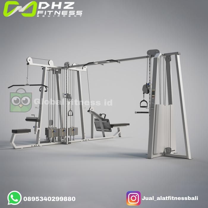 Gambar DHZ FITNESS/COMERCIAL EQUIPMENT/MULTI STATION 5STACK E3066 dari Toko Global Fitness id undefined Tokopedia