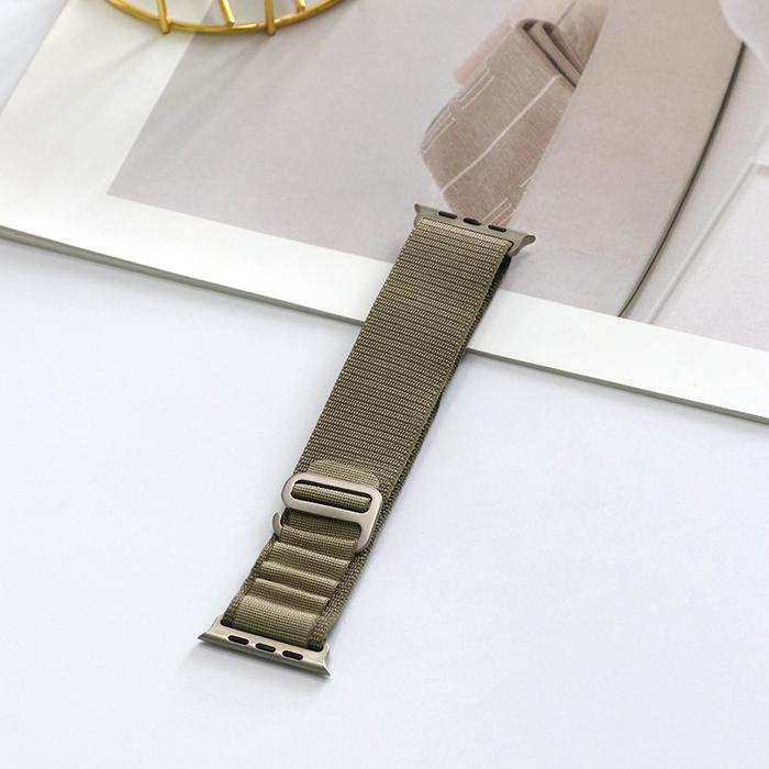 Gambar Alpine Loop Apple Watch Ultra Band iWatch 8 7 6 5 4 3 2 1 SE Strap - Olive, Ultra/45/44mm dari GET-WID undefined Tokopedia