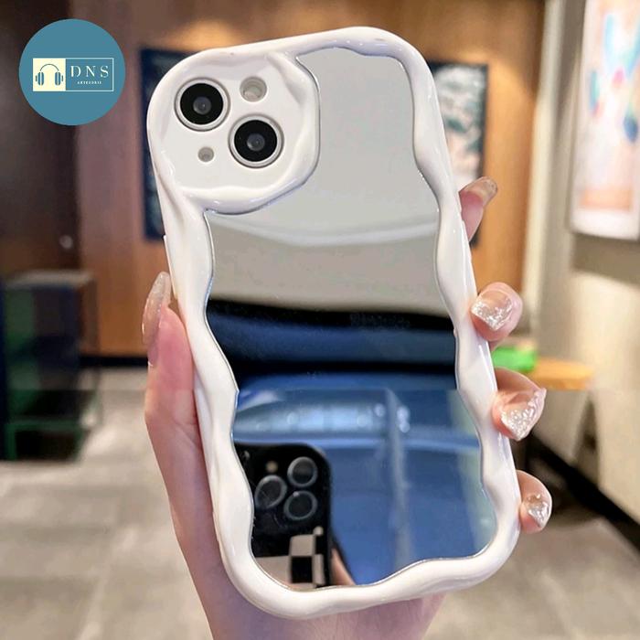 Gambar CASE OPPO A18 A38 A3S A5 A9 2020 A52 A92 CASING HP CURLY MIRROR CASE - MIRROR PUTIH, OPPO A18 dari DNS Aksesories undefined Tokopedia