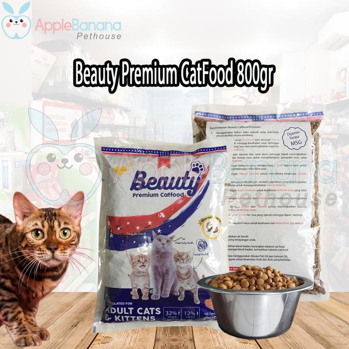 Gambar Makanan Kucing Beauty Cat Food - Beauty Gold Persian - Beauty Premium - PREMIUM 800GR dari Apple Banana Pethouse undefined Tokopedia