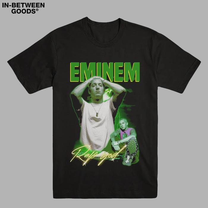 Gambar EMINEM | T-SHIRT MUSIC | RAPPER HIP-HOP | MERCHANDISE - Rap God, S dari inbetweengoods undefined Tokopedia