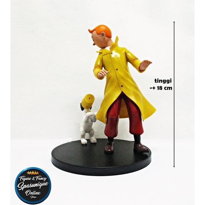 Gambar ACTION FIGURE THE ADVENTURE OF TINTIN SEASON TWO 18 CM PREMIUM dari Tiam Ture undefined Tokopedia