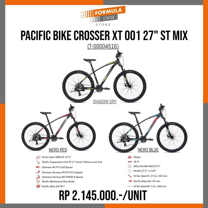 Jual SEPEDA GUNUNG PACIFIC BIKE CROSSER XT 001 27