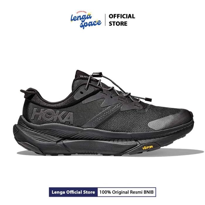 Gambar Sepatu Pria Hoka Transport Running - Black (1123154-BBLC) ORIGINAL - 40 2/3 dari Lenga Store Official undefined Tokopedia