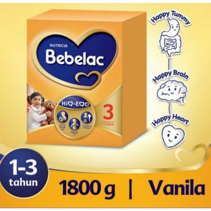 Gambar Bebelac 3 Vanila 1800g Susu Formula 1-3 Tahun Vanilla Flavor dari Panda Global undefined Tokopedia