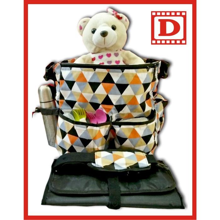 Gambar Tas Diaper Bag Bayi Akachan Multifungsi - kodeD dari Little Diva_NEW undefined Tokopedia