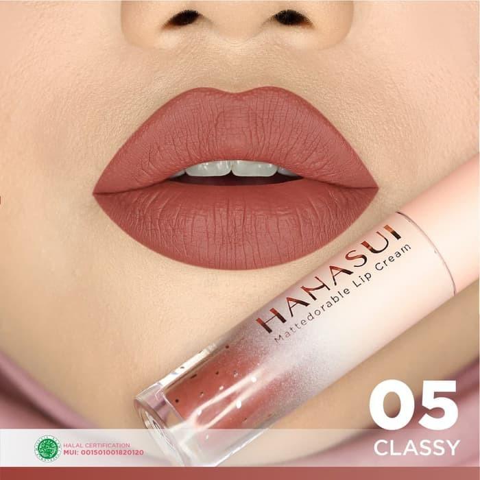 Gambar Hanasui Mattedorable Lip Cream | Lip Matte Hanasui - 05 classy dari MYU Cosmetic undefined Tokopedia