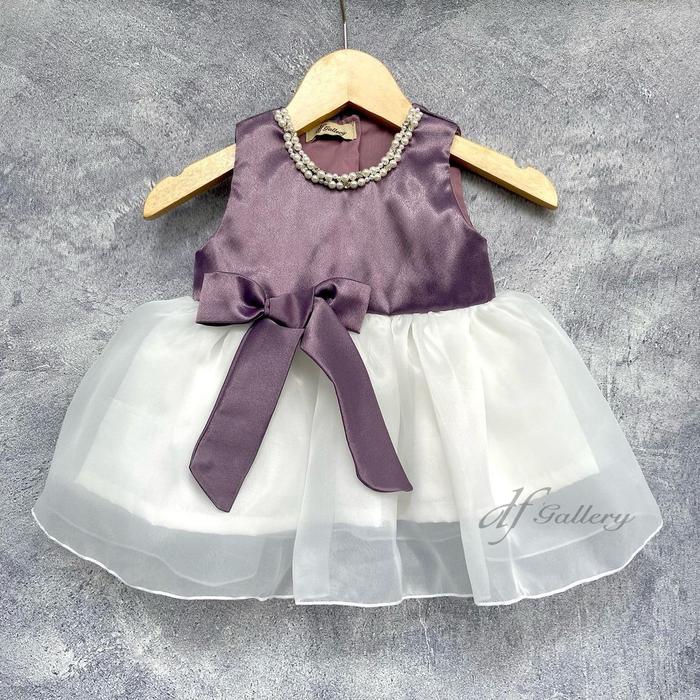 Gambar Dress Baby ELIZABETH 1 - baju anak pita gaun bayi mutiara cantik - Taro, A dari dfGallery.id undefined Tokopedia