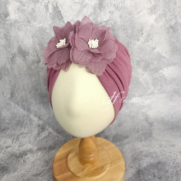 Gambar Turban Bayi Anak Perempuan Mazalea dfGallery Bunga Putik Cantik - Taro dari dfGallery.id Kota Surabaya Tokopedia