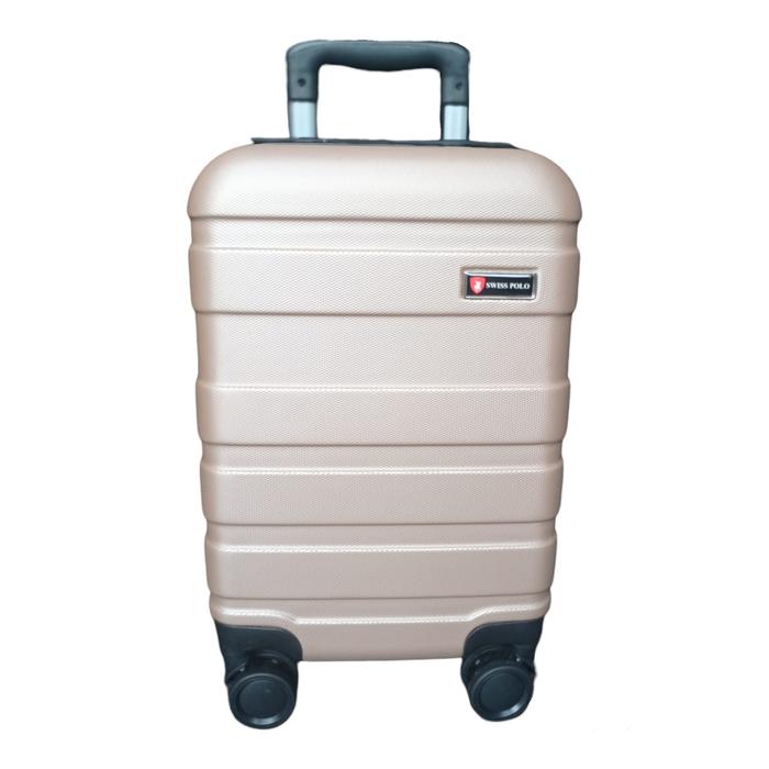 Gambar KOPER KOKOH 16 poloclasic Inch Koper Premium Mungil Koper Kecil Koper - Cream dari Cemara Koper undefined Tokopedia