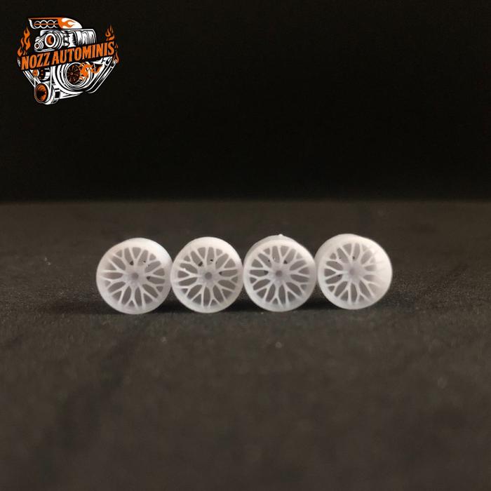 Gambar Rims Velg 1:64 HRE P200 - RAW Tanpa Karet Tanpa AS - Hotwheels dari Nozz Autominis undefined Tokopedia