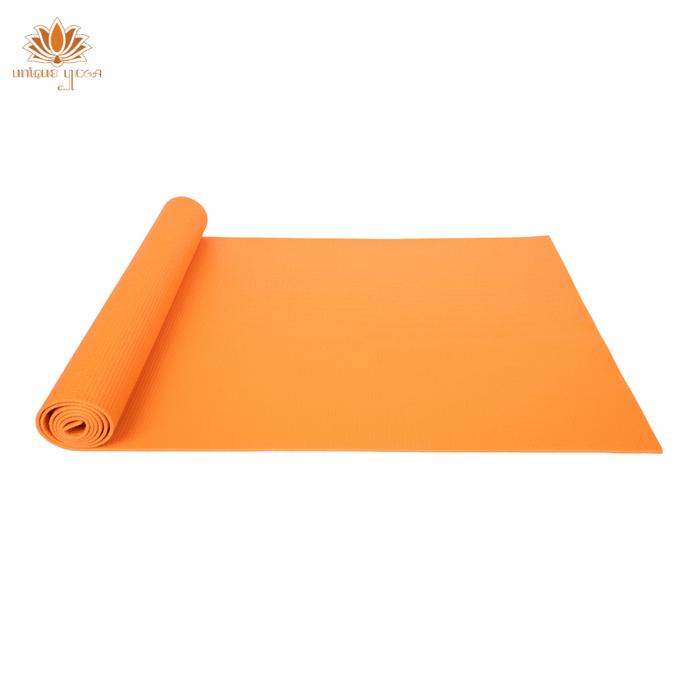 Gambar PVC YOGA MAT 4MM / MATRAS YOGA PVC TEBAL 4 MM - Orange, Matras Saja dari Unique Yoga Bali undefined Tokopedia