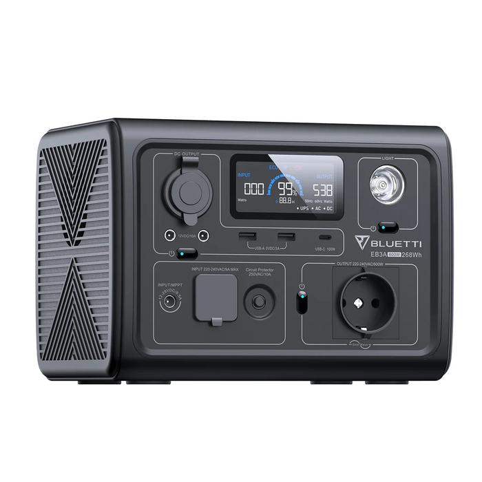 Gambar BLUETTI POWER STATION EB3A POWERBANK 600WATT/268WH + SOLAR PANEL SURYA - EB3A dari OZETPI POWER BLUETTI INDONESIA undefined Tokopedia