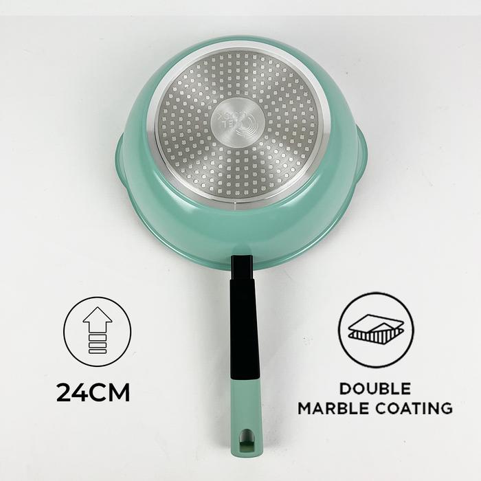 Gambar Welcook Deep Fry Color Pan Antilengket Multifungsi Warna - 24cm - Hijau dari Welcook Cookware undefined Tokopedia