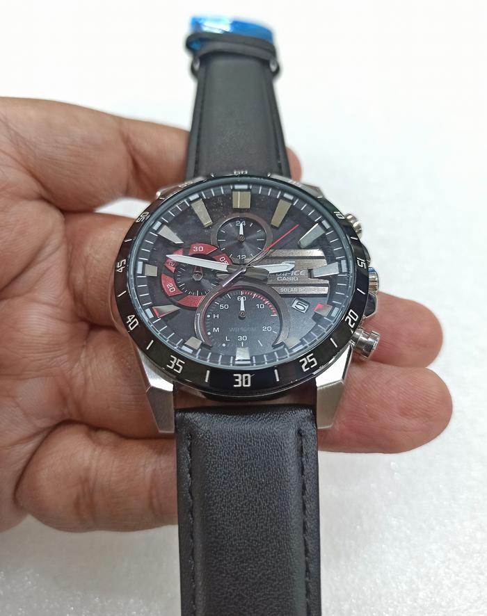 Gambar Jam Tangan Pria Casio EDIFICE EQS-940 EQS940 Chronograph Steel - EQS-940BL-1A dari oniomaniastore undefined Tokopedia