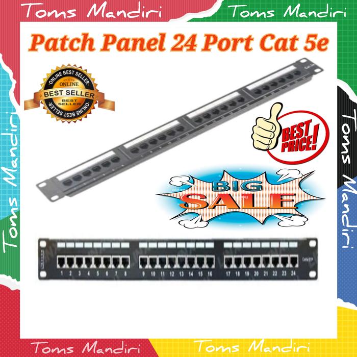 Gambar Patch Panel Networking 24 Port With modular 19" 1U dari toms mandiri undefined Tokopedia