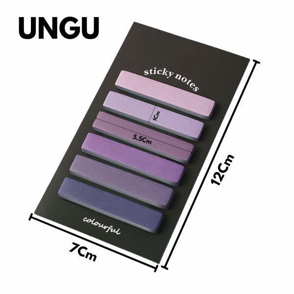 Gambar GGT Kertas Note Tempel MIni Gradiasi 6 in 1 Tempelan Kertas Catatan - Ungu dari Gudang Grosir Terlengkap undefined Tokopedia