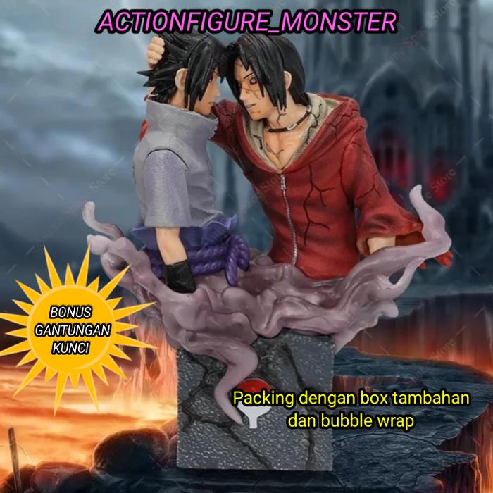 Gambar ACTION FIGURE NARUTO SASUKE VS ITACHI ANIME dari Actionfigure_monster undefined Tokopedia
