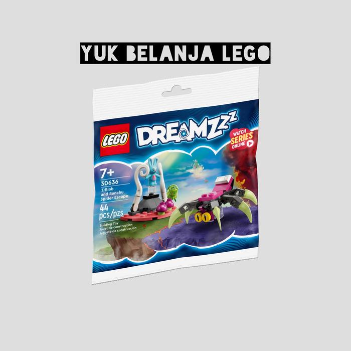 Gambar LEGO DREAMZzz 30636 Z-Blob and Bunchu Spider Escape polybag dari frmdn undefined Tokopedia