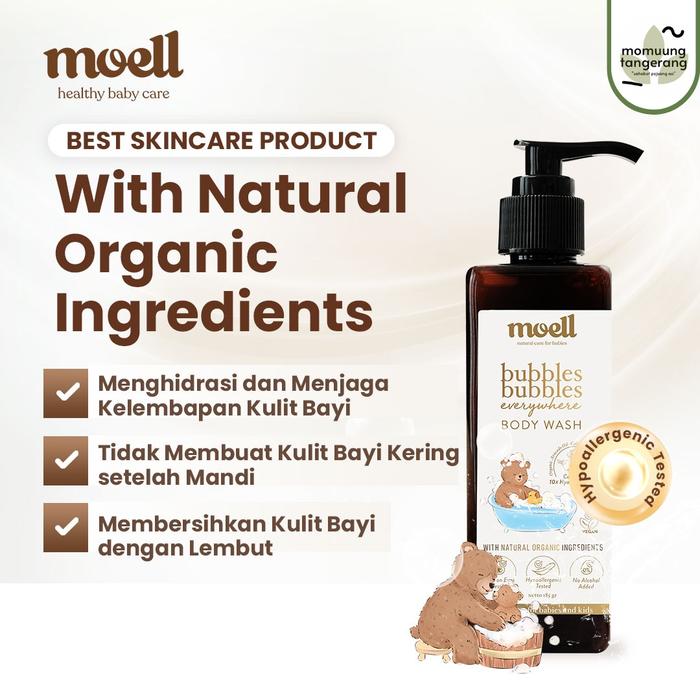 Gambar MOELL HAIR LOTION SHAMPOO BODY WASH BODY LOTION MULTIPURPOSE BALM - Body Wash dari momuungtangerang_NEW undefined Tokopedia
