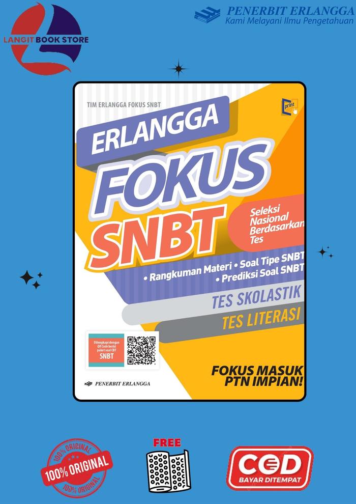 Gambar ERLANGGA FOKUS SNBT dari LANGIT BOOKSTORE undefined Tokopedia