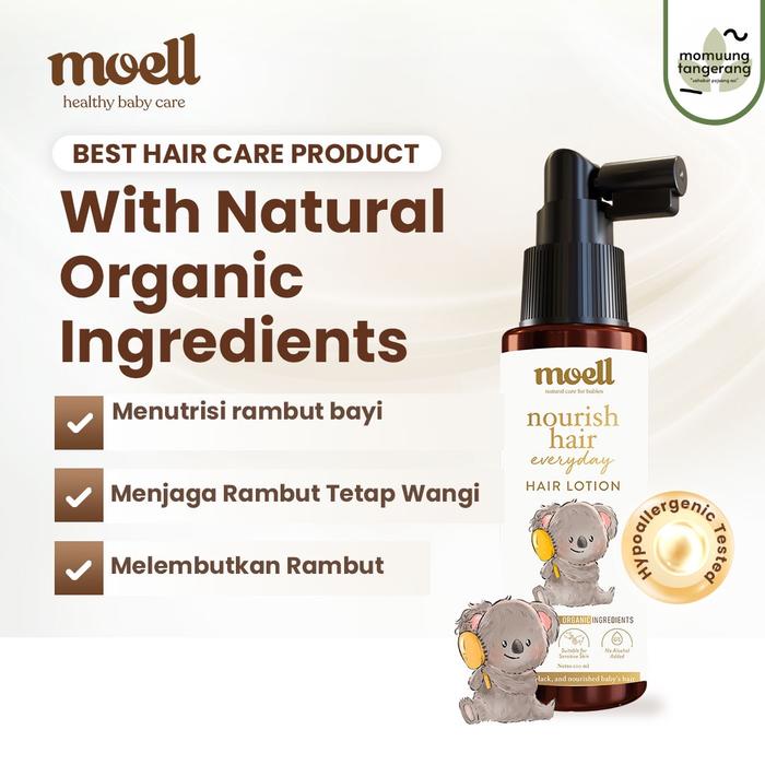 Gambar MOELL HAIR LOTION SHAMPOO BODY WASH BODY LOTION MULTIPURPOSE BALM - Hair Lotion dari momuungtangerang_NEW undefined Tokopedia
