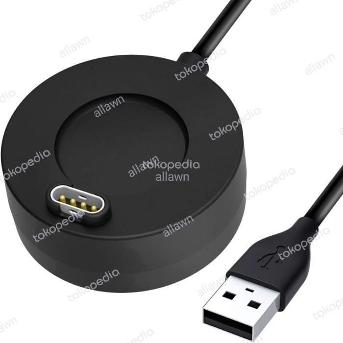 Gambar USB Charger kabel Cas Garmin Venu Sq 2 2s 3 Plus Music Fast Sync Data - Dock Bulat dari allawn undefined Tokopedia