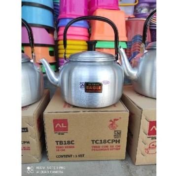 Gambar Teko Cor Alumunium/Ketel/Teko Air Global Eagle 16 18 20 22 24 26 28 - 16 CM dari Floeshop undefined 5 Tokopedia