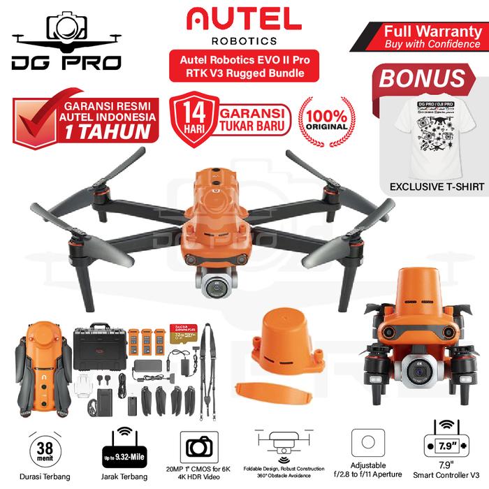 Gambar Autel Robotics EVO II Pro RTK V3 Rugged Bundle Original Resmi dari DG PRO KAMERA undefined Tokopedia