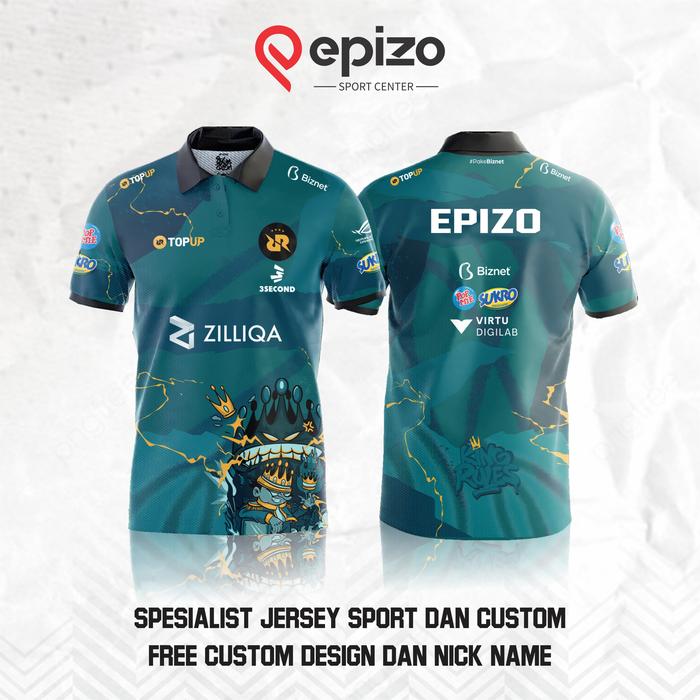 Gambar JERSEY RRQ 2024 COURAGE S13 TERBARU FREE NICKNAME TERMURAH - AWAY, M dari Epizo undefined Tokopedia