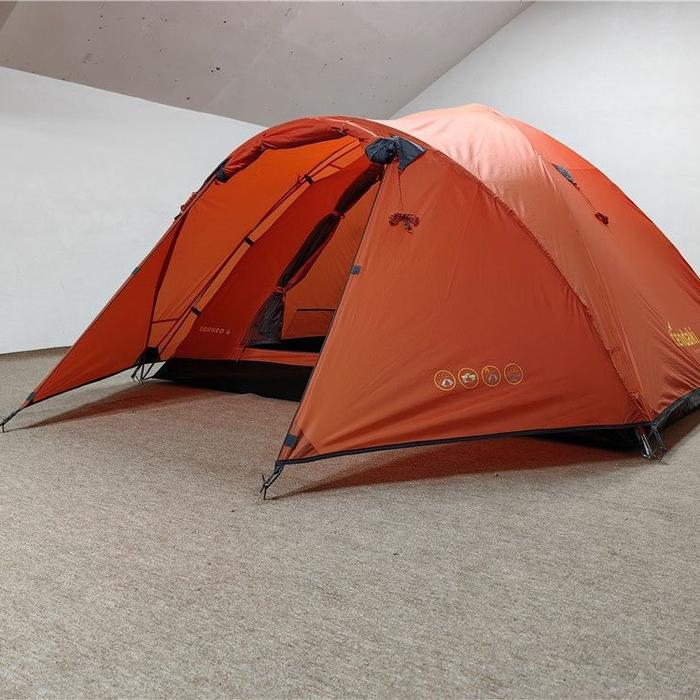 Gambar Mountain inn sport Borneo 4 tenda dome kapasitas 4 - 5 orang - tendaki orange dari ravindra gear undefined Tokopedia