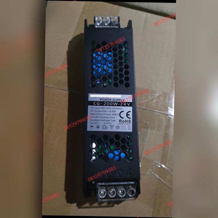 Gambar led strip led 24volt 24 volt 48d 48 led 48 dc24v 10m 10 meter - PSU 24V 200 WAT, STRIP 24 VOLT dari central led lighting undefined Tokopedia