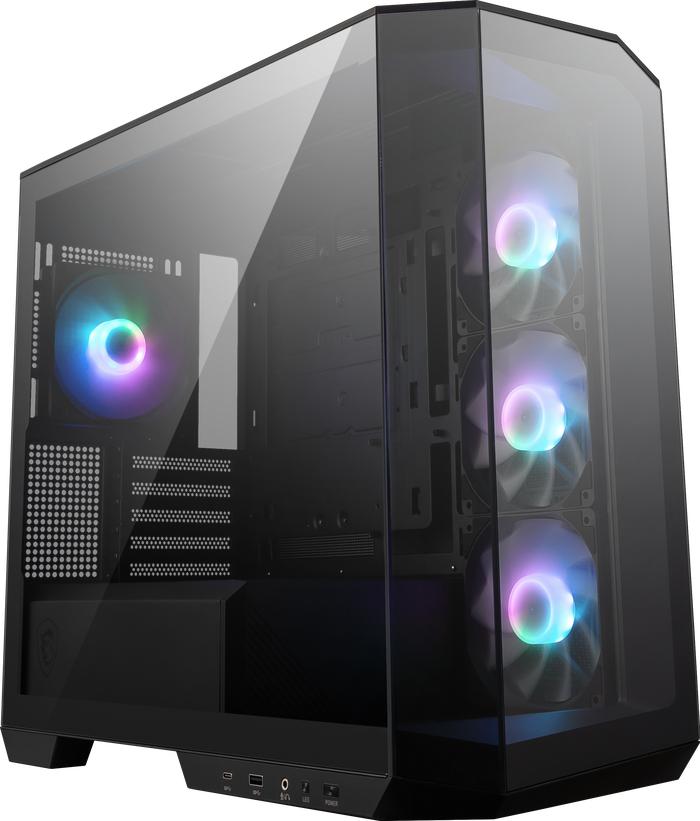 Gambar MSI MAG PANO M100R PZ CASE PC [mATX, Chassis] - Black dari MSI Shop ID Kota Administrasi Jakarta Utara Tokopedia
