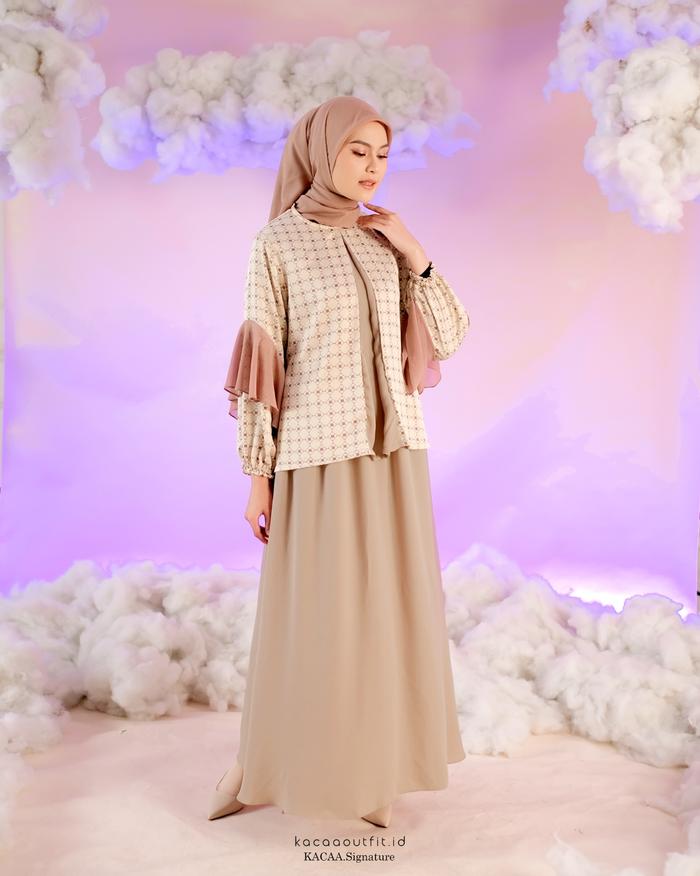 Gambar Hope Setelan Rok Dewasa Baju One Set Hari Raya Motif by Kacaaoutfit.id - WARM, M dari KACAA OUTFIT OFFICIAL undefined Tokopedia