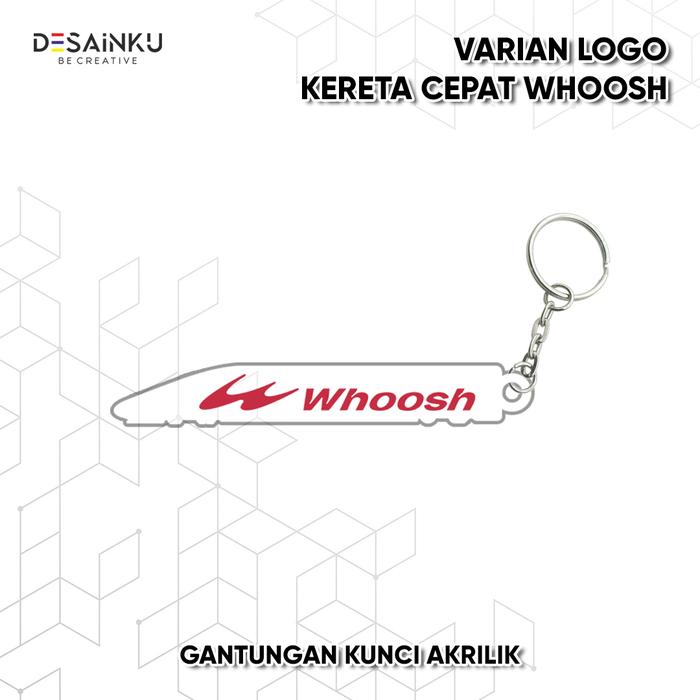 Gambar Gantungan Kunci LOGO KERETA API KAI/ Ganci KAI / KERETA CEPAT WHOOSH - LOGO WHOOSH dari Desainku 99 undefined Tokopedia
