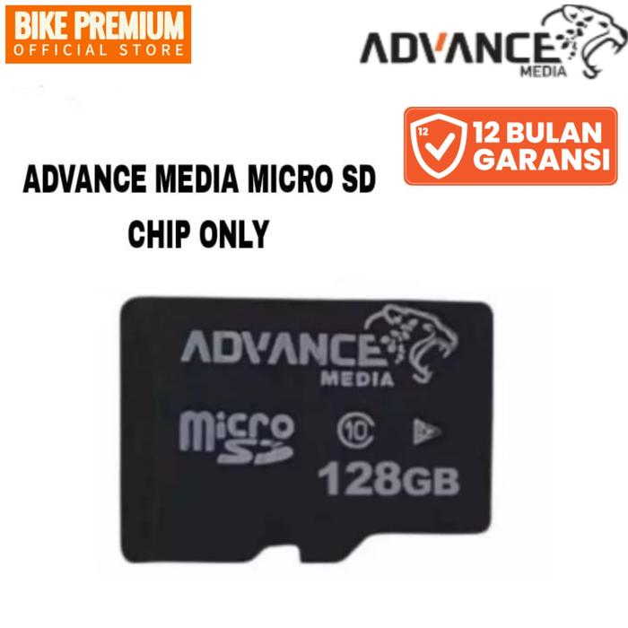 Gambar Micro SD Memory Card 128GB Advance Media Memori Class 10 MMC Chip Only dari Bike Premium Store undefined Tokopedia