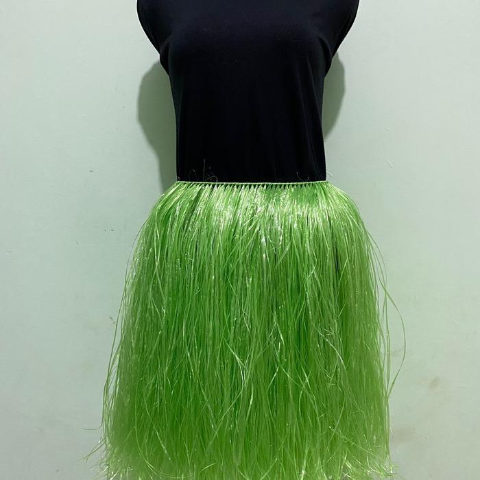 Gambar rok rumbai dari tali rafia tersedia 3 ukuran - Hijau, anak dari TOKO SUMBER REZEKI 24 undefined Tokopedia