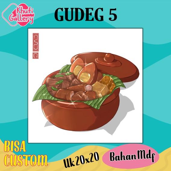 Gambar Khufi Gallery Hiasan Dinding Restoran  Makanan Indonesia GUDEG JOGJA - GUDEG 5 dari Khufi Gallery undefined Tokopedia